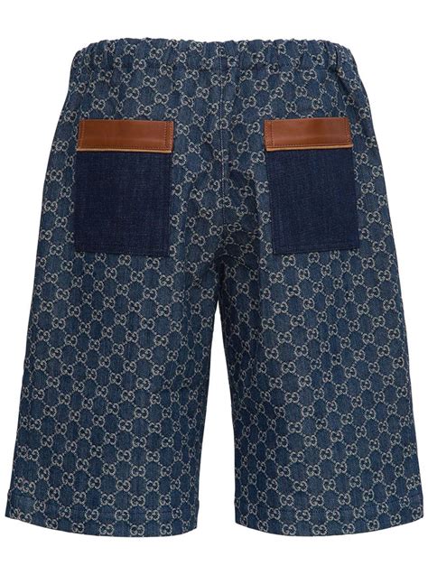 gucci jean shorts men.